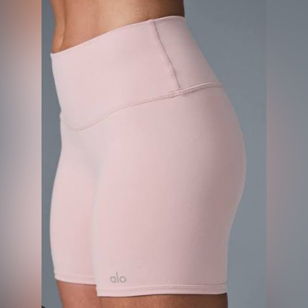 ALO Yoga Light Pink Sports Bra - Picture 2 of 2